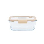 Boite rectangulaire avec valve vide d'air - 1200 ml 164765