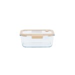 Boite rectangulaire avec valve vide d'air - 460 ml 164763