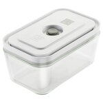 Bote en verre rectangulaire mdium 900 ml pour pompe sous - vide f. . . 142336
