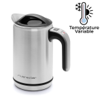 Bouilloire inox a temprature rglable double paroi elva 1 l 247228