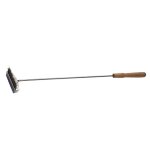 Brosse a four - racloir tige inoxm. bois 730245