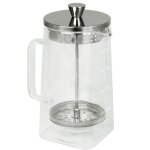 Cafetiere a piston robusta double paroi verre 5 tasses (600 ml) 725534 Cafetiere a piston robusta double paroi verre 5 tasses (600 ml) 725534