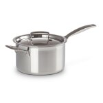 Casserole 18 cm inox classique avec poigne et couvercle 162288