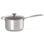 Casserole 20 cm inox signature avec poigne et couvercle 162317
