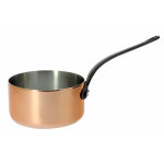 Casserole inocuivre en cuivre et inox queue fonte d'acier 20 cm 130740
