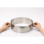 Cercle  gteaux xxl extensible avec poignes 144090