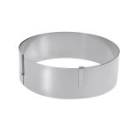 Cercle inox extensible de 18 a 36 ht 6. 5 129104
