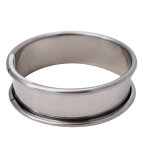 Cercle a tarte inox ht 2cmbd roule 6 129105