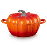 Cocotte citrouille en fonte maille ronde 24 cm volcanique 162000