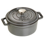 Cocotte en fonte ronde gris graphite 14 cm avec couvercle  bouto. . . 142957