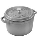 Cocotte haute 24 cm gris graphite 142425