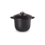 Cocotte haute every en fonte maille ronde 18 cm noir mat 162694