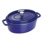 Cocotte ovale 29 cm bleu intense 142406