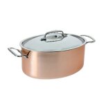 Cocotte ovale cuivrinox couve 30cm 6. 5l 730676