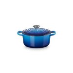 Cocotte ronde 18 cm azur 162365