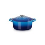 Cocotte ronde 22 cm azur 162367 Cocotte ronde 22 cm azur 162367