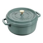 Cocotte ronde 22 cm eucalyptus 142414