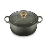 Cocotte ronde 24 cm thym bouton dor� 162398