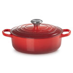 Cocotte ronde basse 24 cm cerise 162211