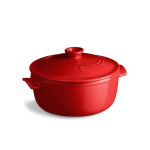 Cocotte ronde en céramique Ø 26 cm rouge grand cru 281379 Cocotte ronde en céramique Ø 26 cm rouge grand cru 281379