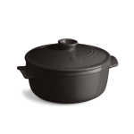 Cocotte ronde en céramique Ø 28, 5 cm gris fusain 281443 Cocotte ronde en céramique Ø 28, 5 cm gris fusain 281443
