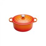 Cocotte signature en fonte maille ronde 18 cm volcanique 162010