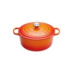 Cocotte signature en fonte émaillée ronde 20 cm volcanique 162014 Cocotte signature en fonte émaillée ronde 20 cm volcanique 162014