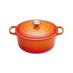 Cocotte signature en fonte maille ronde 26 cm volcanique 162050