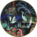 Coffret de 2 assiettes mignardises jardin du palais 753637