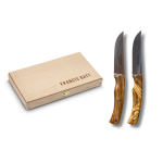 Coffret de 2 couteaux � steak force one manche olivier 239047