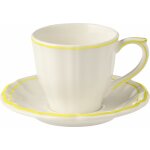 Coffret de 2 tasses & soucoupes th us filet citron 751627