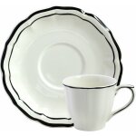 Coffret de 2 tasses & soucoupes th us filet manganese 751722