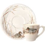 Coffret de 2 tasses & soucoupes thé us sologne 750605 Coffret de 2 tasses & soucoupes thé us sologne 750605