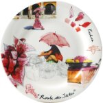 Coffret de 4 assiettes canaps assorties route des indes 750135