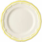 Coffret de 4 assiettes canaps filet citron 753464