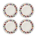 Coffret de 4 assiettes canapes chance folle 754096