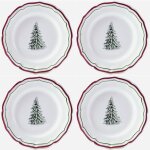 Coffret de 4 assiettes canaps filet nol 751966