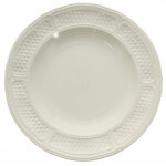 Coffret de 4 assiettes creuses pont aux choux blanc 752779