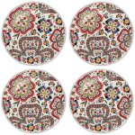 Coffret de 4 assiettes dessert chance folle 754095