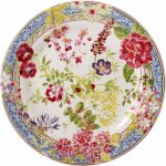 Coffret de 4 assiettes dessert millefleurs 750014