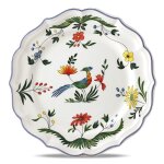Coffret de 4 assiettes dessert oiseaux du paradis 750793 Coffret de 4 assiettes dessert oiseaux du paradis 750793