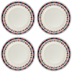 Coffret de 4 assiettes extra m chance folle 754094