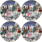 Coffret de 4 assiettes gourmandes jardin du palais 753614