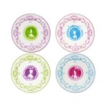 Coffret de 4 assiettes mignardises assorties marie - antoinette 751152