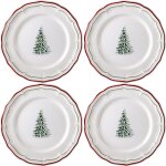 Coffret de 4 assiettes plates filet nol 751962