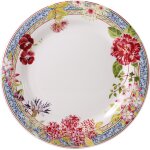 Coffret de 4 assiettes plates millefleurs 750034