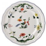 Coffret de 4 assiettes plates oiseaux du paradis 145139