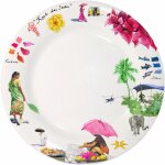 Coffret de 4 assiettes plates route des indes 750133