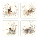 Coffret 4 dessous de verre sologne 753982