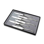 Coffret de 6 couteaux à dessert laguiole inox 255007 Coffret de 6 couteaux à dessert laguiole inox 255007